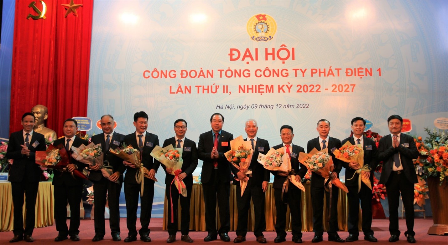 Công đoàn Tổng công ty phát điện 1 tổ chức thành công đại hội lần thứ II, nhiệm kỳ 2022 - 2027 6
