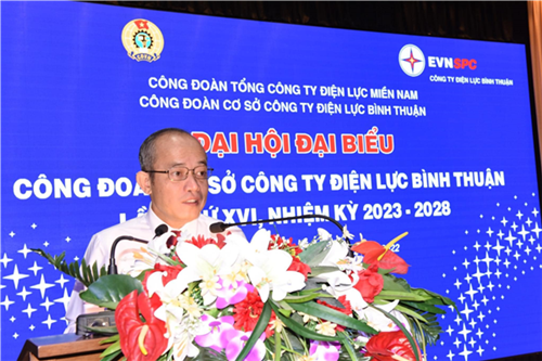 Đại hội CĐCS Công ty điện lực bình thuận nhiệm kỳ 2023-2028 thành công tốt đẹp